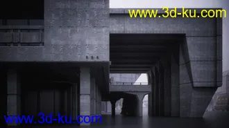 未来城市模型,未来建筑模型,科幻城市建筑模型的图片
