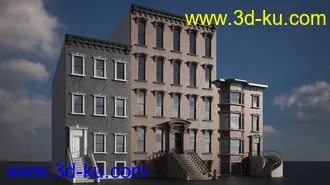 摩天大楼模型,城市建筑模型,街道楼房模型的图片