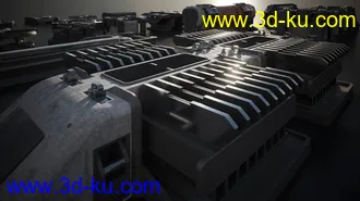 链轮、电缆、管道、磁通电容器模型,小部件零部件模型的图片