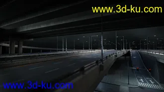 高速公路模型,道路模型,交通标志,广告牌模型,立交桥,高架桥模型,弯道,坡道,环路模型的图片