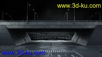 高速公路模型,道路模型,交通标志,广告牌模型,立交桥,高架桥模型,弯道,坡道,环路模型的图片