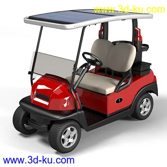 高尔夫车3ds Max模型的图片