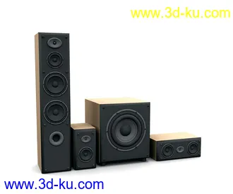 音箱模型合集共17个的图片