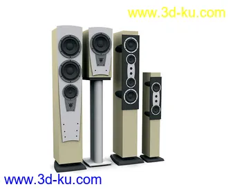 音箱模型合集共17个的图片