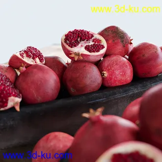 石榴模型,梨子模型,无花果模型,柿子模型,水果模型的图片