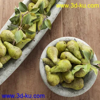石榴模型,梨子模型,无花果模型,柿子模型,水果模型的图片