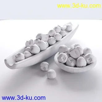 石榴模型,梨子模型,无花果模型,柿子模型,水果模型的图片