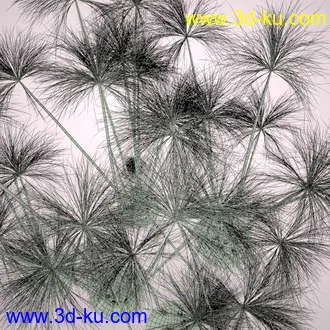 莎草模型,草模型,fbx,obj,max格式的图片