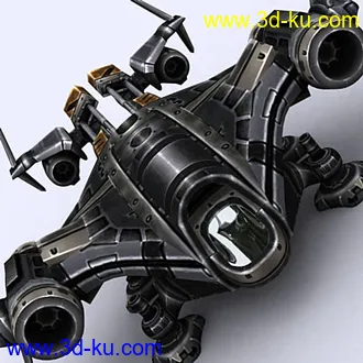 科幻运输机模型,科幻运战斗机,未来战斗机模型的图片