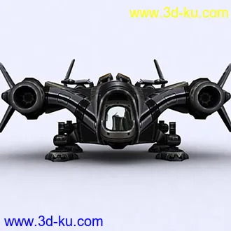 科幻运输机模型,科幻运战斗机,未来战斗机模型的图片