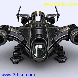 科幻运输机模型,科幻运战斗机,未来战斗机模型的图片