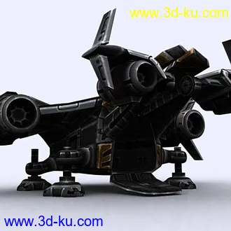 科幻运输机模型,科幻运战斗机,未来战斗机模型的图片