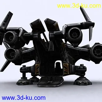 科幻运输机模型,科幻运战斗机,未来战斗机模型的图片