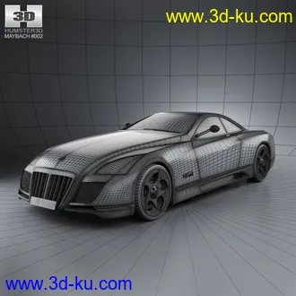 迈巴赫exelero跑车模型,迈巴赫汽车模型,obj,max,3ds的图片