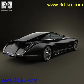 迈巴赫exelero跑车模型,迈巴赫汽车模型,obj,max,3ds的图片