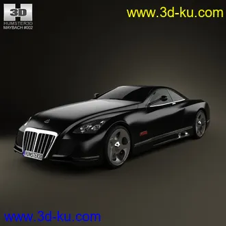 迈巴赫exelero跑车模型,迈巴赫汽车模型,obj,max,3ds的图片
