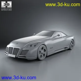 迈巴赫exelero跑车模型,迈巴赫汽车模型,obj,max,3ds的图片10
