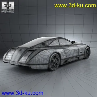 迈巴赫exelero跑车模型,迈巴赫汽车模型,obj,max,3ds的图片