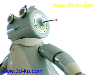 家庭卡通机器人3D模型的图片2