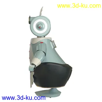 家庭卡通机器人3D模型的图片