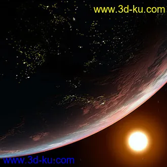 动态地球模型,地球3D模型,max格式的图片