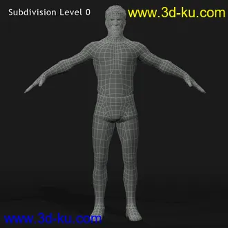 长胡子的男人模型,中年大叔模型,max格式的图片2