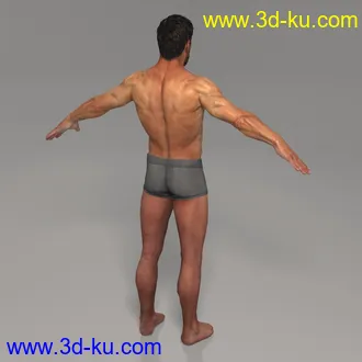 长胡子的男人模型,中年大叔模型,max格式的图片11