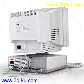 古董电脑模型,旧电脑模型,康柏电脑模型的图片