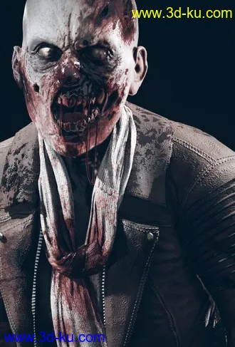 高精度僵尸模型,游戏角色僵尸模型的图片
