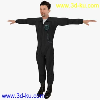 安保人员模型的图片