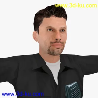 安保人员模型的图片