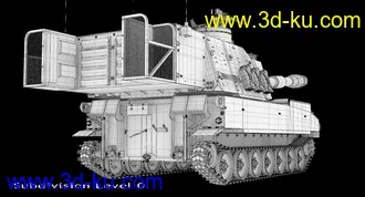 坦克模型,M109A6坦克模型的图片
