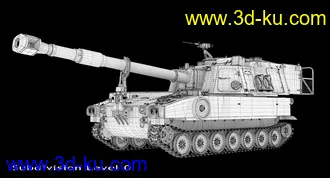 坦克模型,M109A6坦克模型的图片