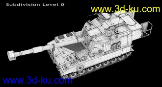 坦克模型,M109A6坦克模型的图片