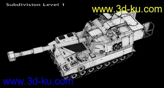 坦克模型,M109A6坦克模型的图片