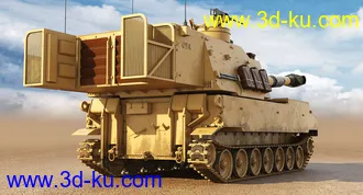 坦克模型,M109A6坦克模型的图片