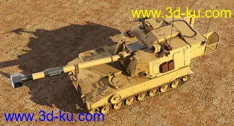 坦克模型,M109A6坦克模型的图片