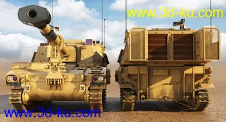 坦克模型,M109A6坦克模型的图片