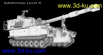 坦克模型,M109A6坦克模型的图片
