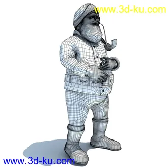 圣诞老人模型的图片