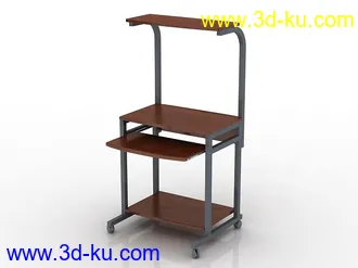 电脑桌子模型合集共8个的图片