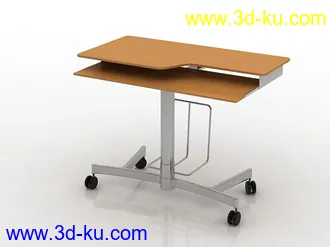 电脑桌子模型合集共8个的图片