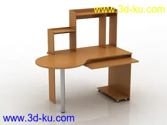 电脑桌子模型合集共8个的图片