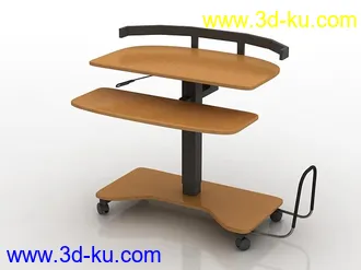 电脑桌子模型合集共8个的图片