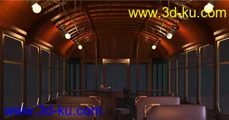 电车模型,电车车箱模型,X-1级电车466号车箱模型的图片