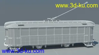 电车模型,电车车箱模型,X-1级电车466号车箱模型的图片