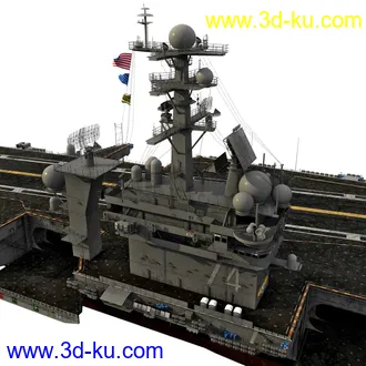 斯坦尼斯号航空母舰模型,USS John C Stennis CVN-74航空母舰模型的图片