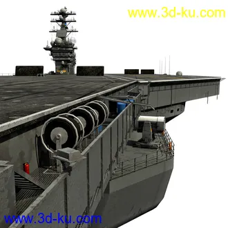 斯坦尼斯号航空母舰模型,USS John C Stennis CVN-74航空母舰模型的图片