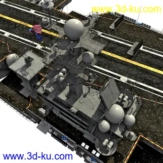 斯坦尼斯号航空母舰模型,USS John C Stennis CVN-74航空母舰模型的图片