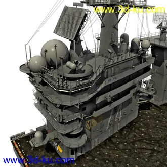 斯坦尼斯号航空母舰模型,USS John C Stennis CVN-74航空母舰模型的图片